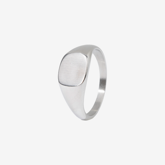 "ORBIS" SIGNET RING (SILVER)