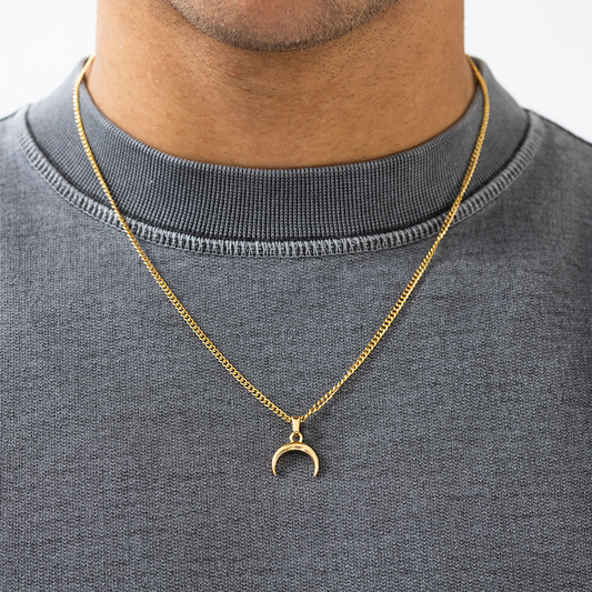 "CRESCENT" PENDANT (18K GOLD)